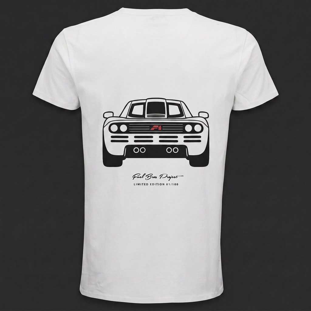 Fuel Bros Project « F1 » Camiseta de manga corta. Ed. Limitada. — espalda