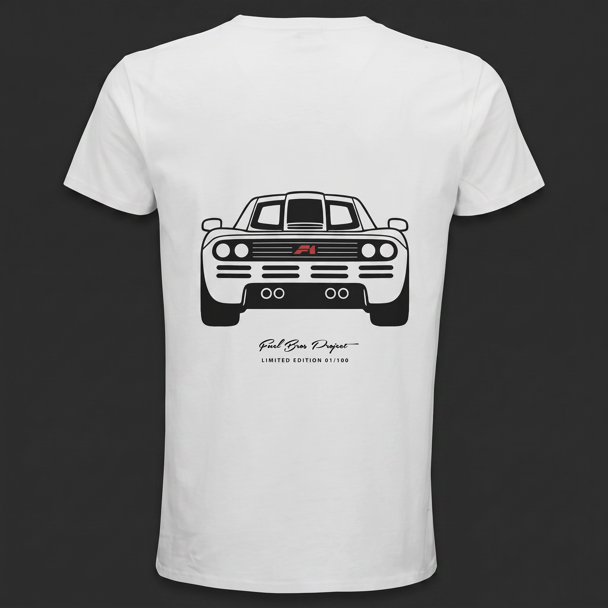 Fuel Bros Project « F1 » Camiseta de manga corta. Ed. Limitada. — espalda