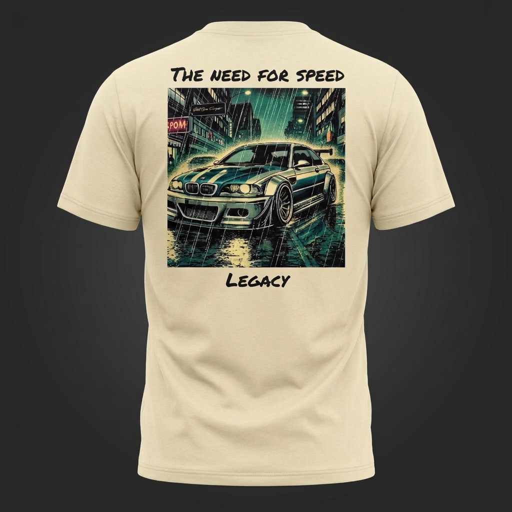Fuel Bros Project « Need for speed Legacy »Camiseta de manga corta. Ed. Limitada. — espalda