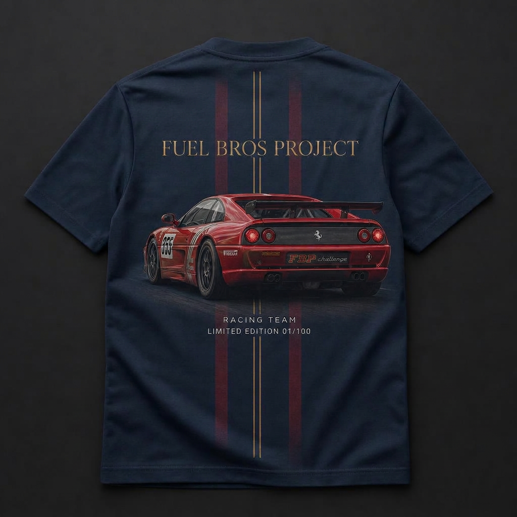 Fuel Bros Project Racing Team. Camiseta de manga corta. Ed. Limitada. — espalda